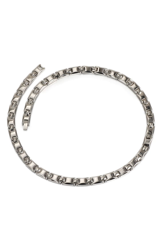 Magnetic Stainless Steel Chain Necklace for Women, 21.26In, Gift for Girlfriend