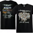 thumbnail image 1 of Metall1ca Summer Sanitarium Tour Rock Band Black Tee T-shirt, 1 of 2