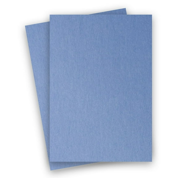 Metallic BLUE VISTA 8.5X14 (Legal) Paper 32T Lightweight Multi-use - 200 PK -- Pearlescent 8-1/2-x-14 Foldable Everyday Metallic Paper for Business, Designers and DIY Projects