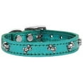 thumbnail image 1 of Metallic Bone Leather Turquoise MTL 26, 1 of 2