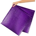 thumbnail image 1 of Metallic Bubble Mailers 15" x 17", Purple Poly Mailers Pack of 5, Padded Bubble Envelopes for Business 15x17, Peel and Seal Envelopes, Shipping Bags for Mailing, Packing, Wholesale, 1 of 7