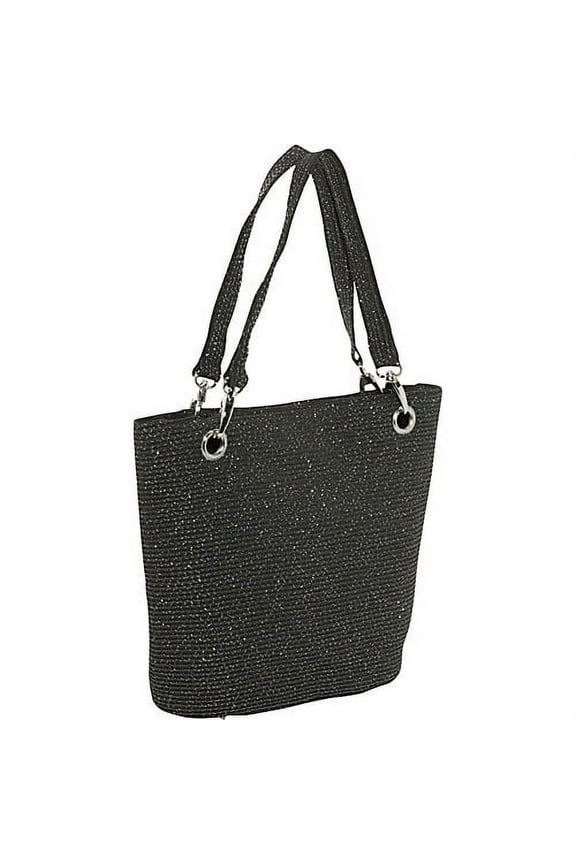 Metallic Bucket Tote Bag