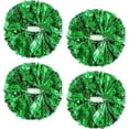 thumbnail image 1 of Metallic Cheerleading Pom Poms, 6Pcs Cheerleaders Cheer Pom Poms with Baton Handle, Cheering Squad Hand Flower, 1 of 7
