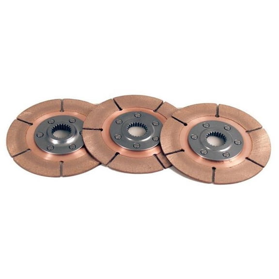 Metallic Clutch Disc Pack - 5.5 in. 3 Disc - 1.15 in. x 26 - Metallic - Stacked Hubs