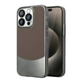 thumbnail image 1 of Metallic Color for iPhone 13 Pro Max Case, Luxury Rugged Shockproof Protective Plating Soft Edge Bumper Frame Frosted Hard Back Thin Fit Phone Case Cover for iPhone 13 Pro Max - Brown, 1 of 10
