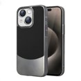 thumbnail image 1 of Metallic Color for iPhone 14 Case, Luxury Rugged Shockproof Protective Plating Soft Edge Bumper Frame Frosted Hard Back Thin Fit Phone Case Cover for iPhone 14 - Black, 1 of 10