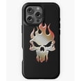 thumbnail image 1 of Metallic Colorful Skeleton Head Art Phone Case for iPhone 16 15 14 13 12 11 Pro Max, 1 of 2