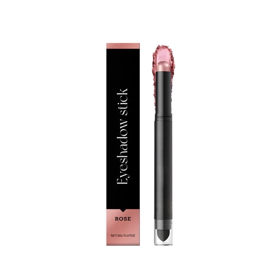 Metallic Cream Eyeshadow Stick Smooth Application Long Wearing Waterproof Eyeshadow Pencil, Highly Pigmented Blendable Eyeshadow Crayon for Vibrant Eye Makeup