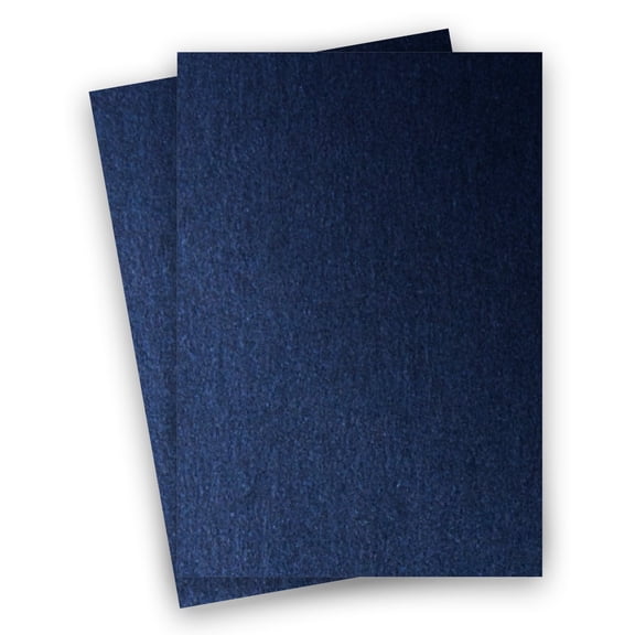 Metallic DARK BLUE LAPIS 8.5X14 (Legal) Paper 32T Lightweight Multi-use - 200 PK -- Pearlescent 8-1/2-x-14 Foldable Everyday Metallic Paper for Business, Designers and DIY Projects