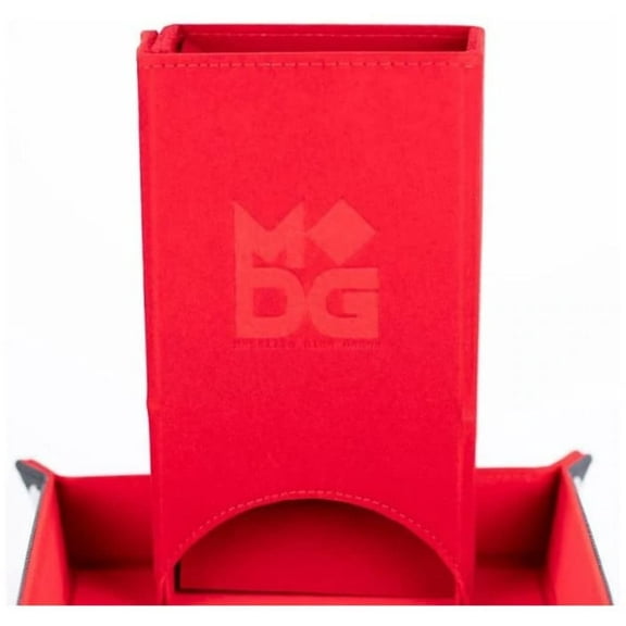 Metallic Dice Games FanRoll Fold Up Dice Tower: Red, Role Playing Game Dice Accessories for Dungeons and Dragons