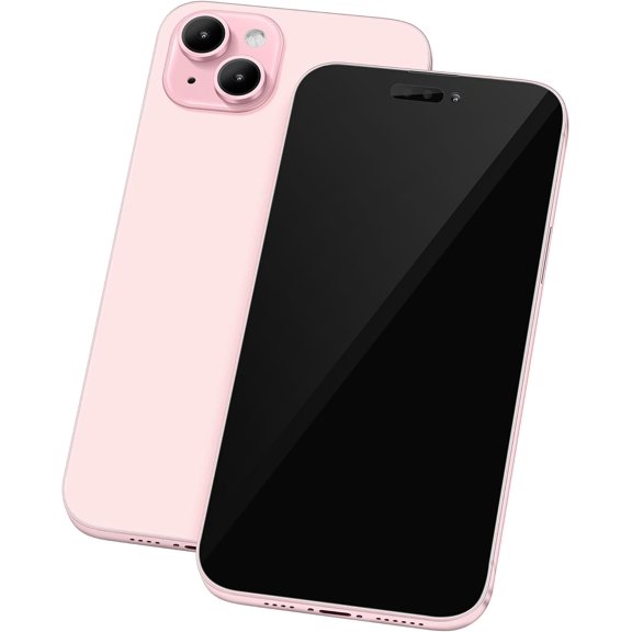 Metallic Dummy Phone Display Model Compatible with Apple iPhone 15 Pro Max / 15 Plus Non-Working Upgraded Metal Frame (for 15 Plus Pink Blackscreen)