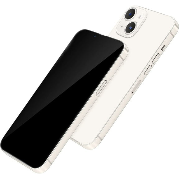 [Metallic] Dummy Phone Display Model Compatible with Phone 13 Pro Max 13 Mini Non-Working Upgraded Metal Frame (13 White blackscreen)