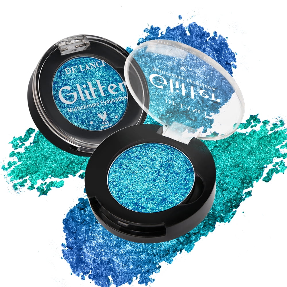 Metallic Duochrome Eyeshadow Makeup,High Pigment Blue Purpul Green
