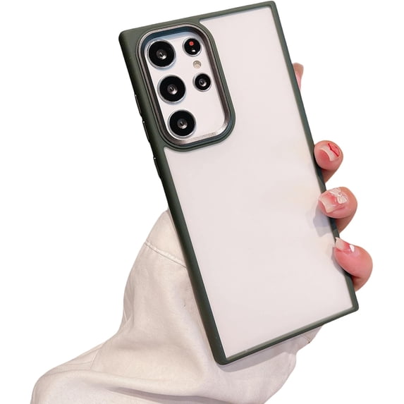 Metallic Eagle Eye Frosted case, Minimalist Design, Drop-Proof, Multiple Colours Available, for Samsung Galaxy S23 S22 S21 Ultra Plus Note20 Phone Case (Green 1,S22 Plus)