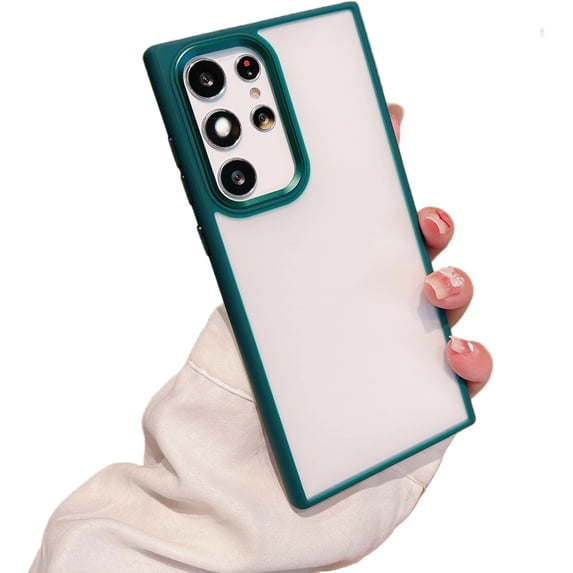 Metallic Eagle Eye Frosted case, Minimalist Design, Drop-Proof, Multiple Colours Available, for Samsung Galaxy S23 S22 S21 Ultra Plus Note20 Phone Case (Green 2,S22 Ultra)