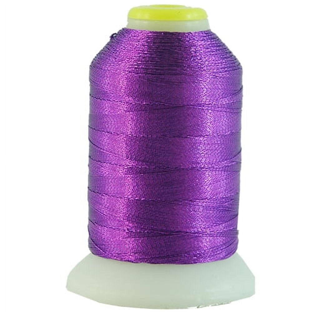 SEWACC 5 Rolls Rainbow Sewing Thread Reflective Glitter Thread Metallic  Embroidery Thread Clothes Accessories Machine Embroidery Supplies Machine