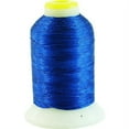 thumbnail image 1 of Metallic Embroidery Thread | No. L73 - Navy | 500 Meter Cones (550 Yards) | 25 Brilliant Shiny Colors | For Machine Embroidery, 1 of 9