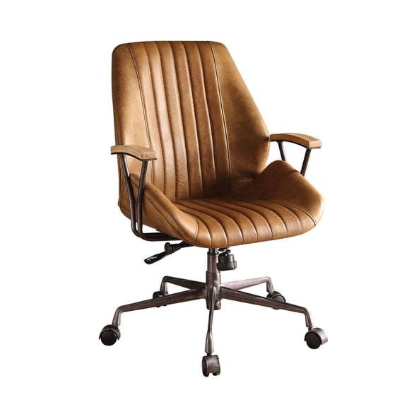 Metallic Executive Office Chair - Coffee