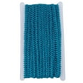 thumbnail image 1 of Metallic Fabric Swirl Trim, Turquoise, 10mm, 20-Yards, 1 of 1