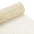 thumbnail image 1 of Metallic Foil Deco Mesh Ribbon,10 Inch x10 Yards Wreath Mesh Roll, Flexible Craft Mesh Fabric, Floral Supply for Christmas, Valentine, Easter Wreath Making, Porch Door & Holiday Party Decor,1 Roll, 1 of 4