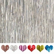 Metallic Foil Fringe Curtains Tinsel Curtain Photo Backdrop Birthday Party Decoration