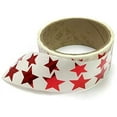 thumbnail image 1 of Metallic Foil Star Stickers, Assorted Sizes,  and 1 - 450 Labels per Roll with perf on roll After Every 10 Labels Red, 1 of 6