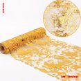 thumbnail image 1 of Metallic Foil Table Runner Roll 196.8" x 11",Glitter Mesh Dining Table Decor,Disposable Tabletop Accent,for Wedding Banquet Holiday Party Indoor Home Table Decoration, 1 of 7
