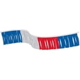 thumbnail image 1 of SSWBasics Foil Fringe Garland - Red/Silver/Blue Metallic Flag Streamers  120'L - Decorative Silver Fringe Banner for Celebrations  Parties  and Events, 1 of 1