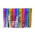 thumbnail image 1 of Metallic Fringe Table Skirt for Celebrations, Party Decorations & Event Backdrops – Easy to Attach, Durable, Shiny for Weddings, Birthdays, Independence Day & Special Occasions, 1 of 5