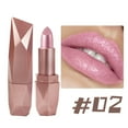thumbnail image 1 of Metallic Glitter Lipstick Lip Gloss for Women, Lightweight Shimmer Frosted Long Lasting Lipstick, High Shine Diamond Creamy Lipstick Transfer Proof, Full Coverage Sparkling Lip Crayon Color Makeup, 1 of 9