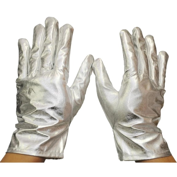 Metallic Gloves Adult Halloween Accessory