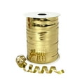 thumbnail image 1 of Metallic Gold Curling Ribbon, 100 Yards by Gwen Studios, 1 of 5