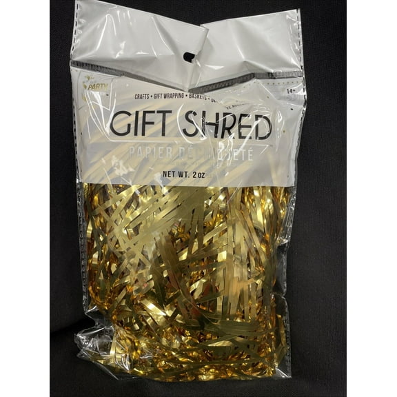 Metallic Gold Gift Shred 2 Oz