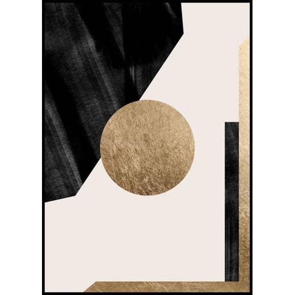 Metallic Graphics Poster Wall Art, Modern Wall Decor For Living Room Bedroom, 16x24 UNFRAMED