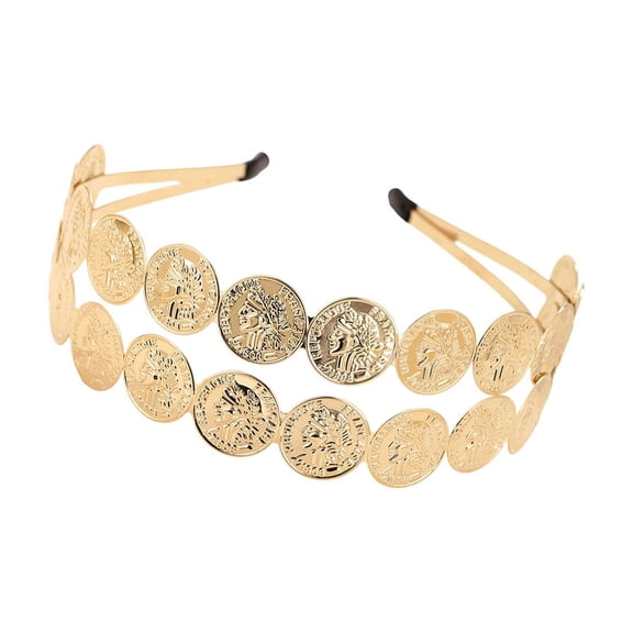 Metallic Gypsy Styles Delicate Headpiece Decorative Metallic Headband Hair Decors For Dance Performances Special Event