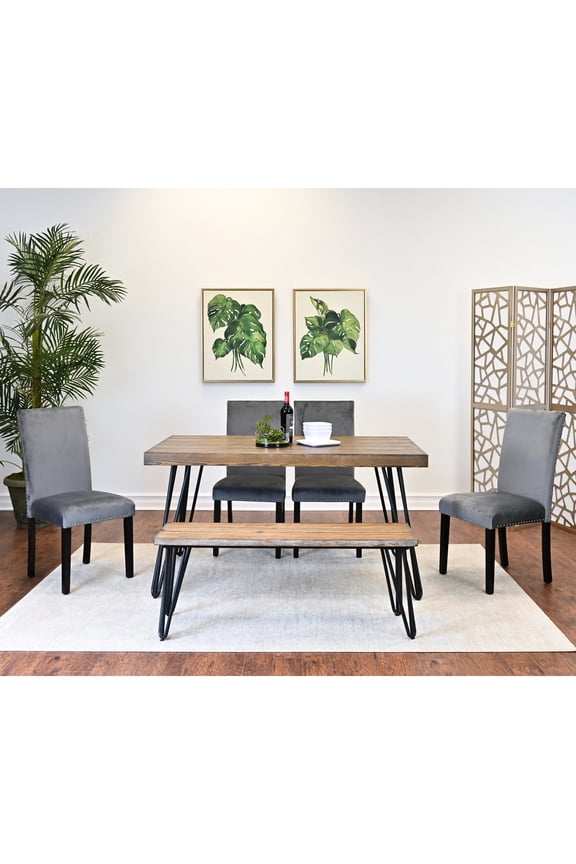Metallic Hairpin Table Design | Suitable for Modern Dining Rooms | Provides Stability and Style