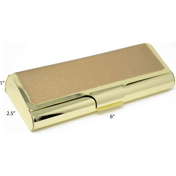 Metallic Hard Shell Print Protective Eyeglasses Case