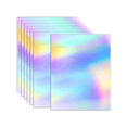 Metallic Holographic Card Shiny Mirror Paper Sheets