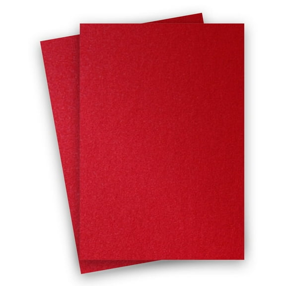 Metallic JUPITER RED 8.5X14 (Legal) Paper 32T Lightweight Multi-use - 200 PK -- Pearlescent 8-1/2-x-14 Foldable Everyday Metallic Paper for Business, Designers and DIY Projects