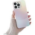 thumbnail image 1 of Metallic Lacquer Gradient Frosted Glass Phone Case with Lens Film Protection, Small Fresh Style, Ladies Favorite, for iPhone 15 14 13 12 11 Pro Max Plus Phone Case (Pink,iPhone 13 Pro Max), 1 of 8