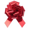 thumbnail image 1 of Metallic Large Big Pull Bow Glitter Gift Wrapping Bows Ribbon for Wedding Car Baskets Presents Christmas Bow Red_4 inch, 1 of 6
