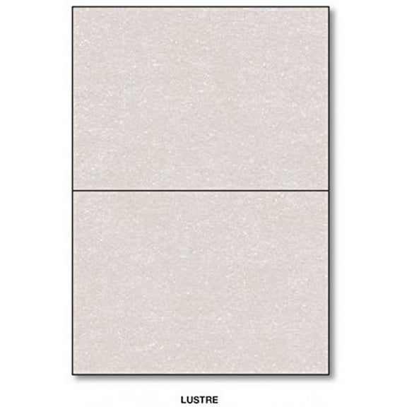Metallic - Lustre - 5" X 7" Half Fold Heavyweight Greeting Cards - 25 Cards Per Pack