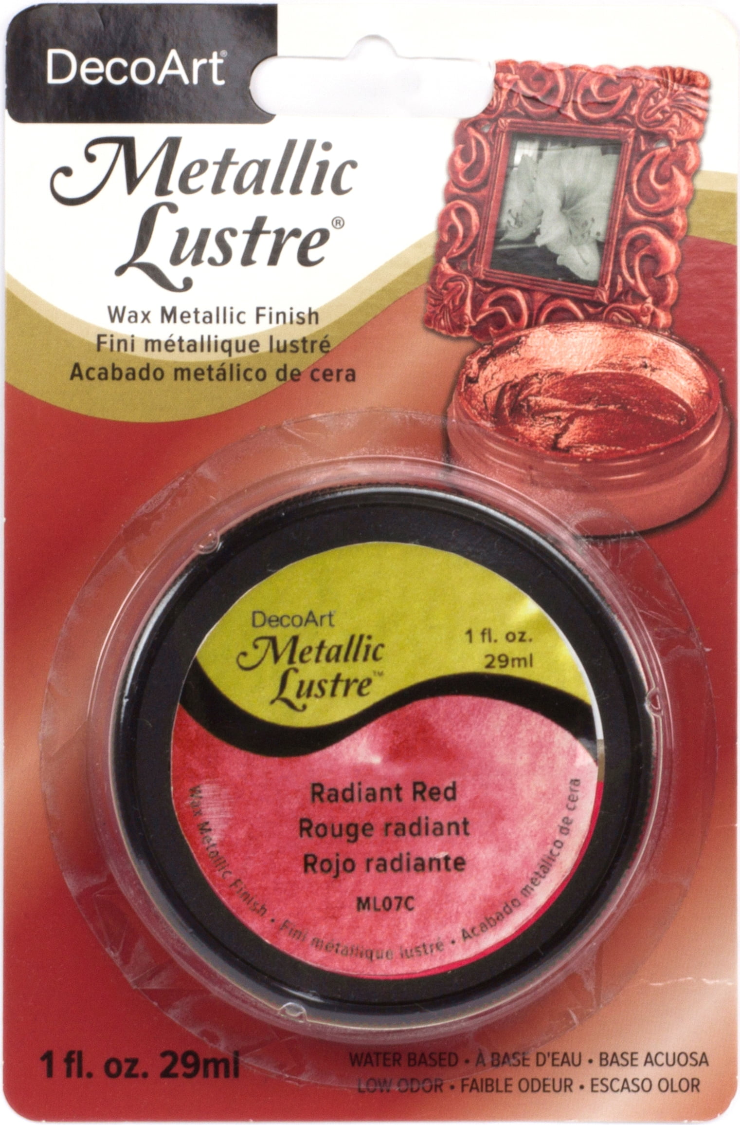 Metallic Lustre Wax Finish 1oz-Radiant Red - Walmart.com, image size:1521x2310