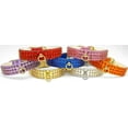 thumbnail image 1 of Metallic Manhattan Size 14 Silver Silver W/ Lt Blue Stones 14 Pet Collar, 1 of 2