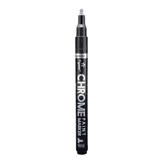 Metallic Marker Pen Fine Tip for Inscription Stone Metal Silver