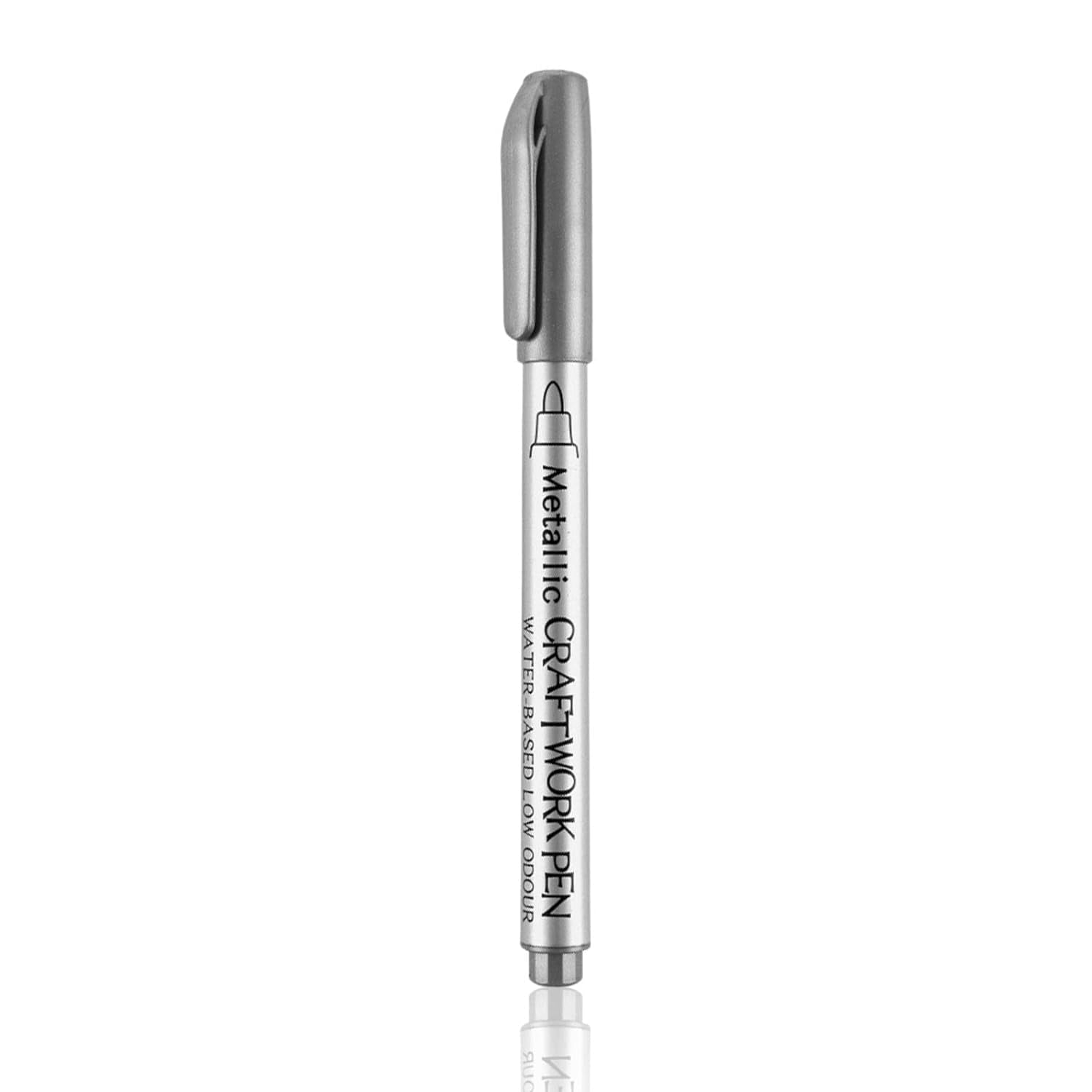 Metallic Marker Pens, Gold/Silver Reflective Glossy Metallic Chrome ...