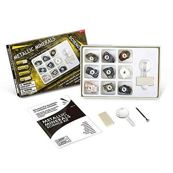 Metallic Minerals Science Kit by Tedco