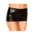 thumbnail image 1 of Metallic Mini Skirt, Black, 1 of 1