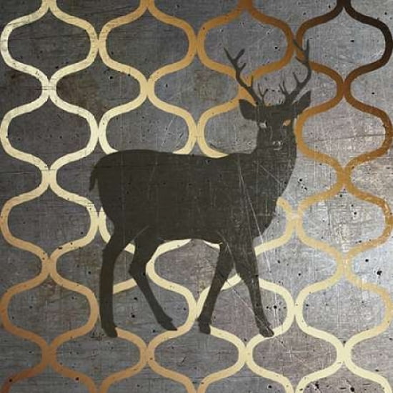Metallic Nature I Canvas Art - Andi Metz (24X24)