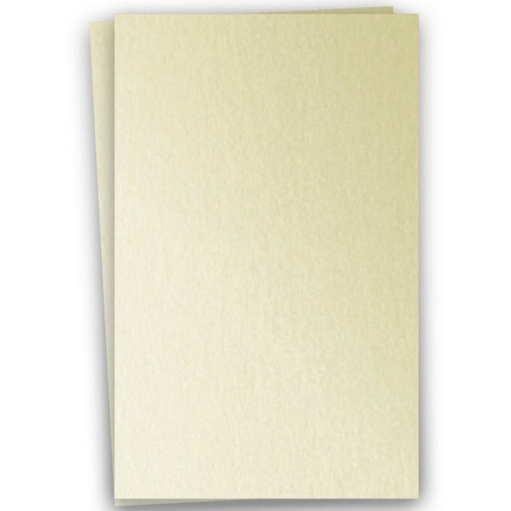 Metallic PEARLIZED OPAL 12X18 (Large) Paper 105C Cardstock - 100 PK -- Pearlescent 12-x-18 Large size Metallic Card Stock Paper - Great for Business, Card Making, Designers and DIY